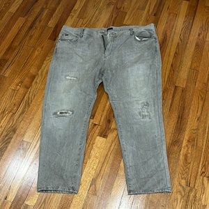 Grey Polo Ralph Lauren The Varick Slim Straight Jeans